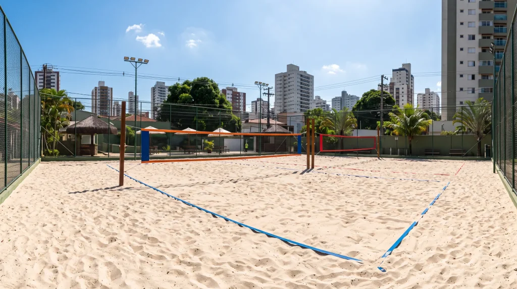 Pedro Augusto dando aula de beach tennis na Beach do Barba